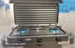 Olelon 3-Burner Gas Stove Cooker with Cover Lid - 1