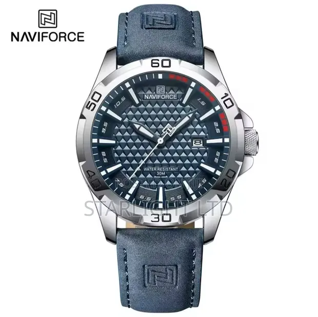 Naviforce Casual Fashion Matte Black Alloy Watch - 1