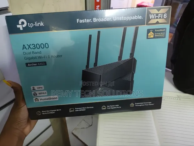 TP-Link Archer AX53 AX3000 Dual Band Wi-Fi 6 Router - 1