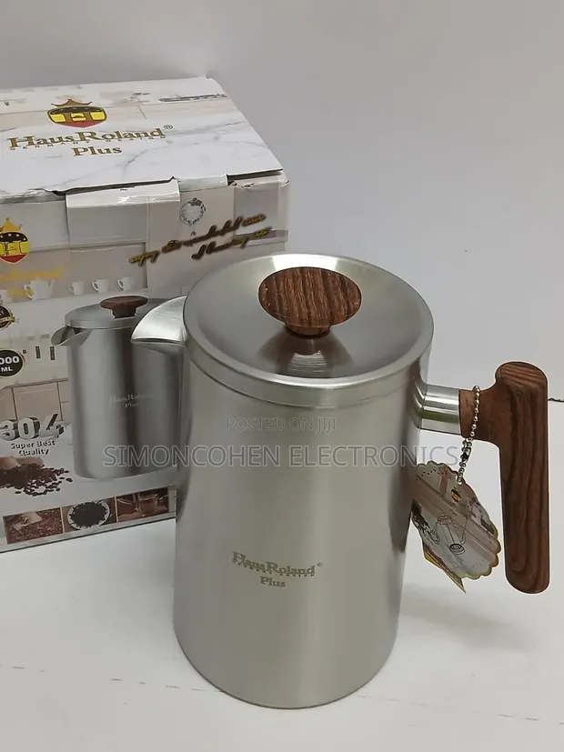 1000ml Stainless Steel French Press Coffee Maker - 1