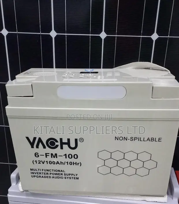 YACHU 6-FM-100 12V 100Ah Multi-Functional Power Supply Battery - 1