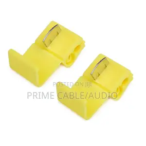 Quick Splice Snap Wire Connector 10-12 AWG - Yellow (10 Pcs)