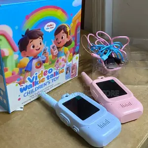 New Blue Pink Video Walkie Talkie Children's Toy