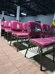 Maroon Church Seats - 2