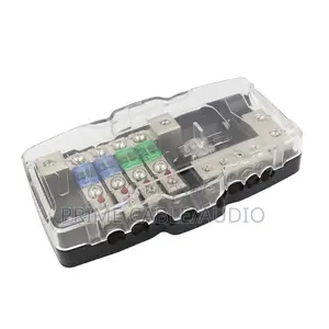 4-Way Car Audio Power Distribution Fuse Block with ANL Fuse Holder