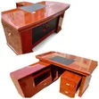 Executive Mahogany Modern Office Desk - 1