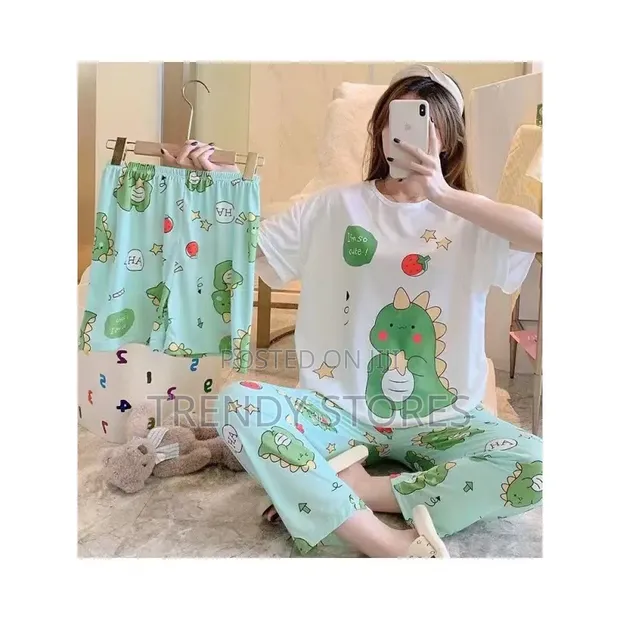 Floral Pyjamas - Ladies Free Size - 1