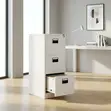 Three-Drawer Metal Document Cabinet - Brand New - 1