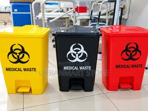 NEL 30L Printed Pedal Bin - Strong Waste Bin