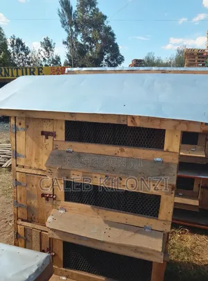 3 Tier Hardwood Chicken House / Rabbit Cage