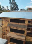 3 Tier Hardwood Chicken House / Rabbit Cage - 1