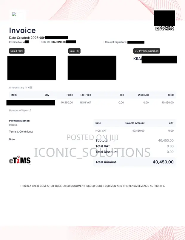 ETIMS Invoice Generation Service - 1