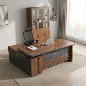 1.8m Office Desk with Cabinet Combo