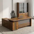 1.8m Office Desk with Cabinet Combo - 5