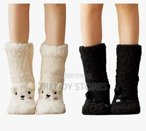 Bear Pattern Kids Indoor Socks