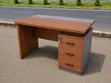 Modern Executive Office Desk 1.4M - Wood & Grey - 1