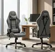 Fabric Gaming Chair - Ergonomic High-Back - 1