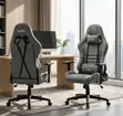 Fabric Gaming Chair - Ergonomic High-Back - 4
