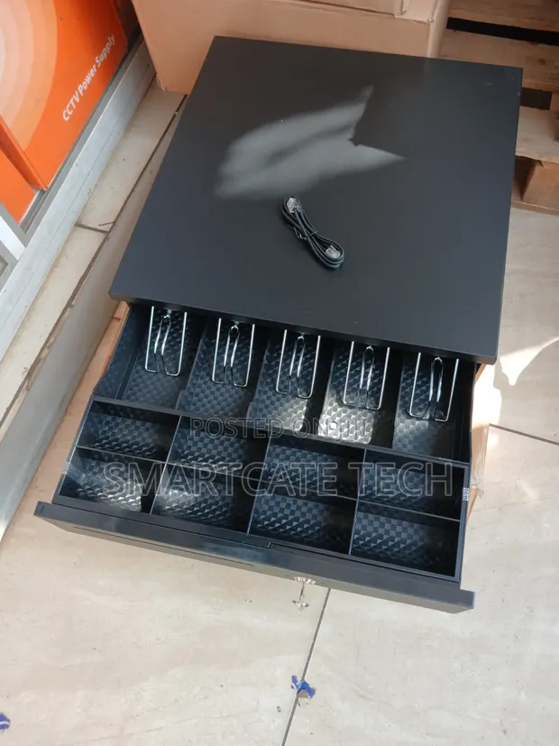 Brand New 5-Slot Automatic Cash Drawer for POS Counters - 1