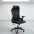 Ergonomic High Backrest Fabric Office Chair - 1