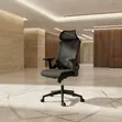 Ergonomic High Backrest Fabric Office Chair - 4