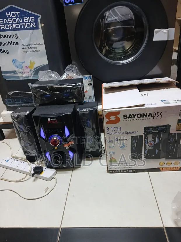 Sayona 3.1ch Multimedia Speaker System SHT-1217BT - 1