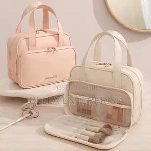Large Capacity PU Cosmetic Travel Bag