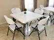4-Seater Plastic Folding Dining Set - 1