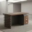 Professional Golden Home Office Desk - 1.4m - 5