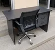 Office Desk with Mesh Chair Combo - Black - 1