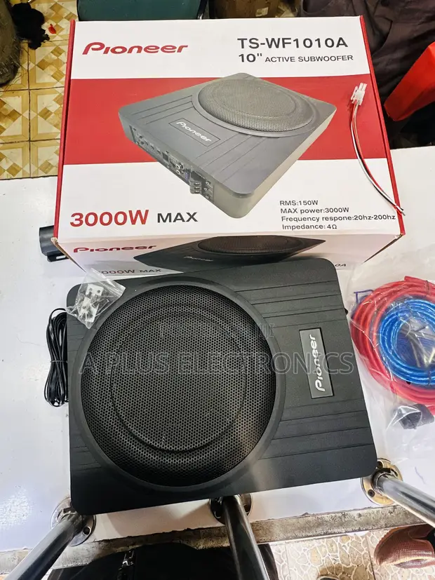 Pioneer WF1010 3000W Underseat Compact Car Subwoofer - 1