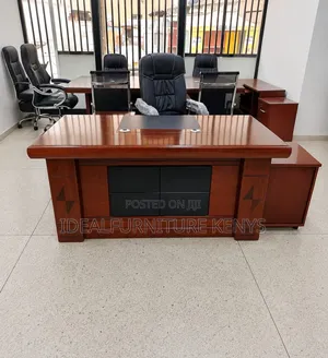 Executive Mahogany Brown Office Desk 1.8M