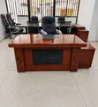 Executive Mahogany Brown Office Desk 1.8M - 2