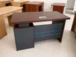 Executive Office Desk 1.4M - Walnut & Dark Grey - 2