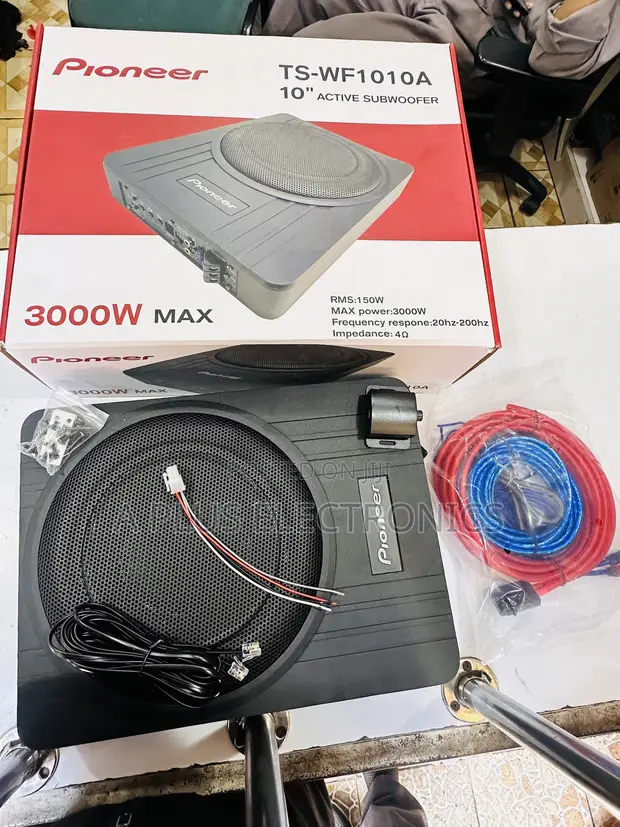 Pioneer WF1010 3000W Underseat Car Subwoofer - 1
