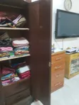 High-Quality Hardwood Storage Cabinet with Mirror - 3