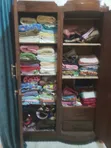 High-Quality Hardwood Storage Cabinet with Mirror - 4