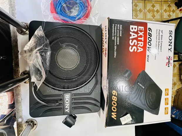 Sony S10 Underseat Subwoofer - 6800W Powerful Bass - 1
