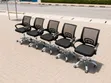 Mid-Back Mesh Office Chair - Black - 2
