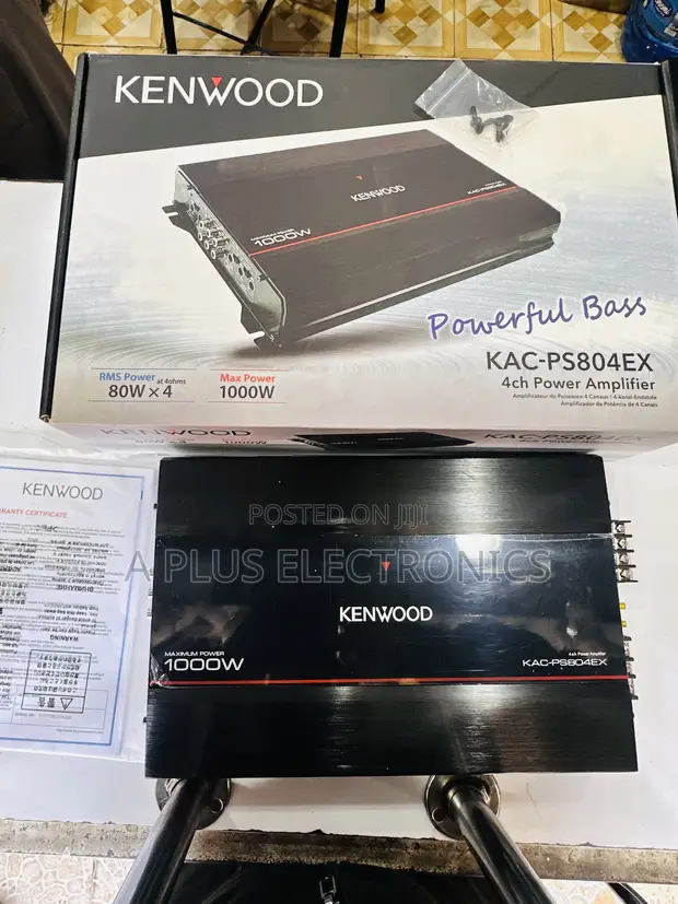Kenwood Amplifier 4 Channel 1000W 804EX - 1