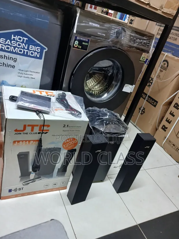 JTC J-801 Pro 2.1 Channel Sound System with Microphone - 1