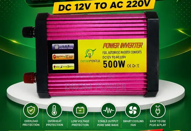 Drom Power 500W Modified Sine Wave Power Inverter - 1