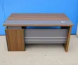 Executive Office Desk - Walnut & Grey - 1