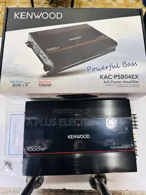 Kenwood Amplifier 4 Channel 1000W 804EX - Car Audio Amp