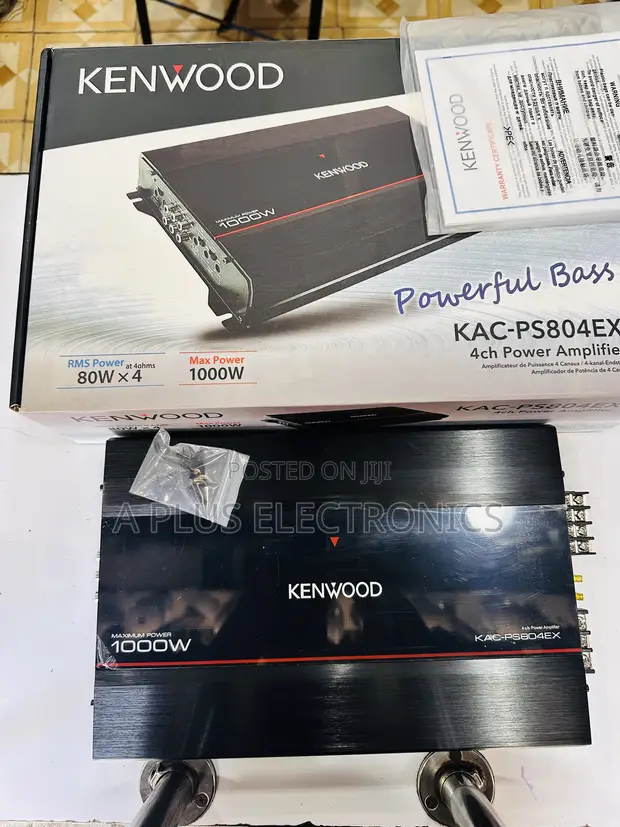 Kenwood 804EX 4-Channel Amplifier - 1000W - 1