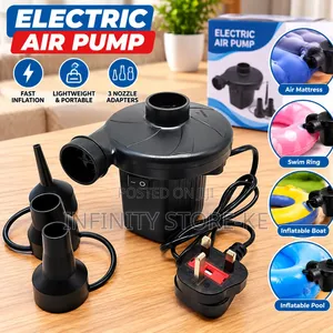 Powerful Electric Air Pump Inflator for Mattresses & Pools