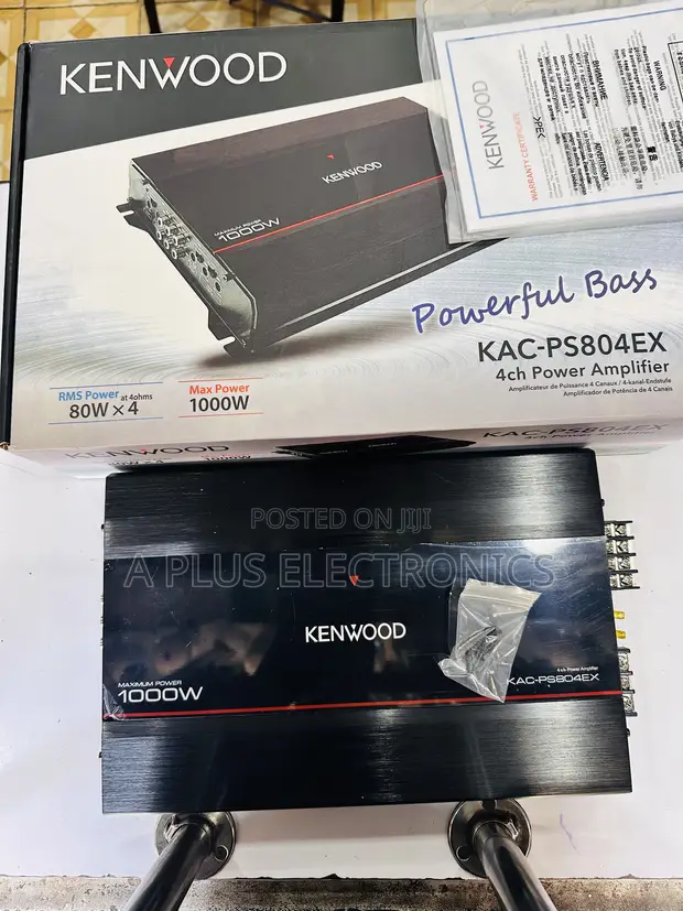 Kenwood Amplifier 4 Channel 1000W 804EX - 1