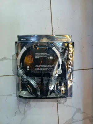 DJ Pro Stereo Headphones - Brand New