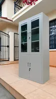 4-Door Metallic Office Cabinet - 1