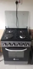 Nunix 60x60 3 Gas + 1 Electric Cooker with Electric Oven - 4